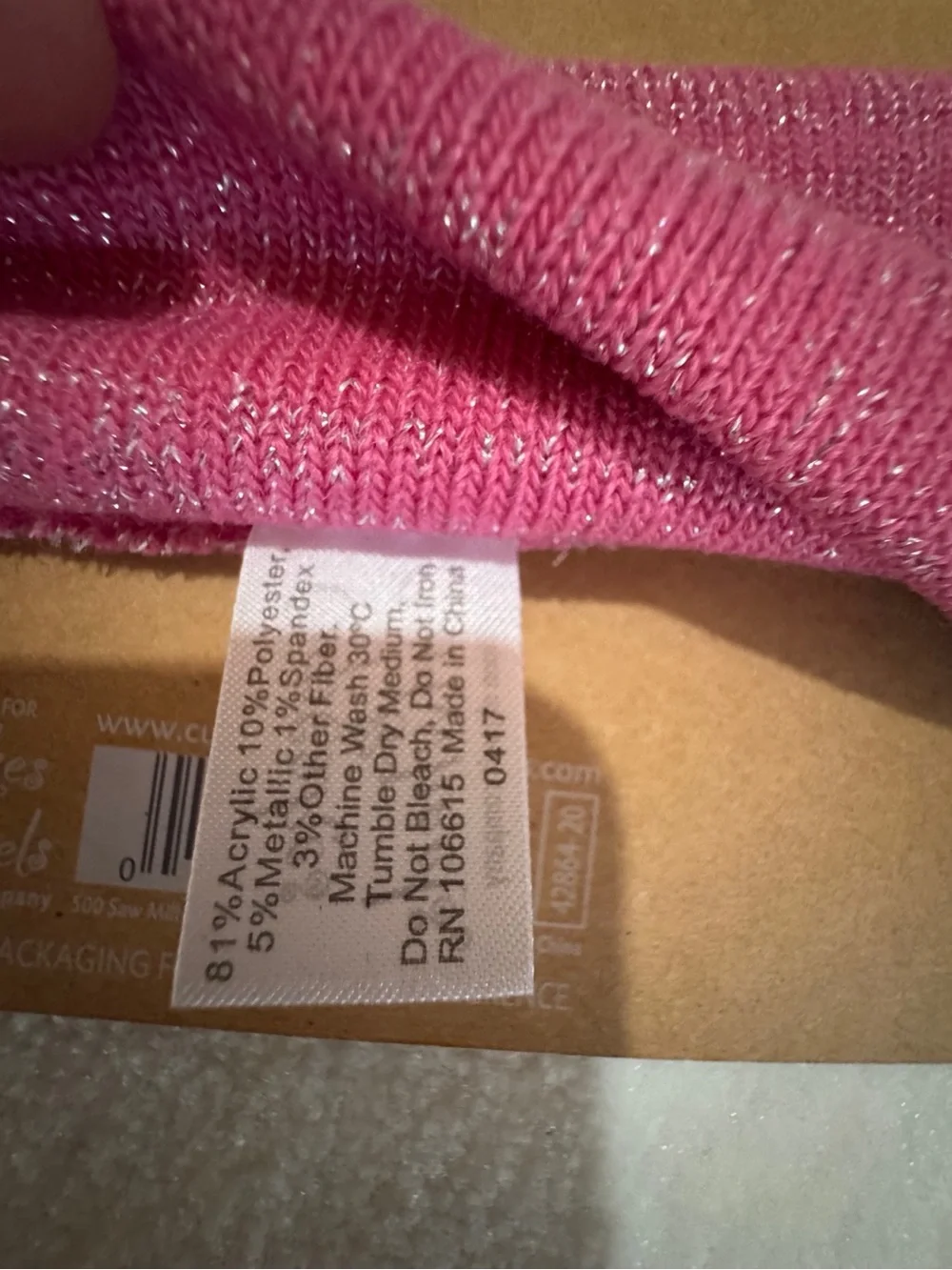 Cupcakes & Cartwheels Pink & Orange Owl Ear Warmer Headband NWT